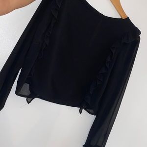 Sheer Zara top
